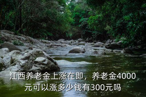 江西養(yǎng)老金上漲在即，養(yǎng)老金4000元可以漲多少錢有300元嗎
