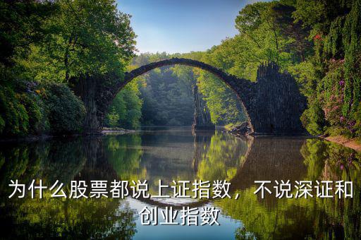 為什么股票都說上證指數，不說深證和創(chuàng)業(yè)指數
