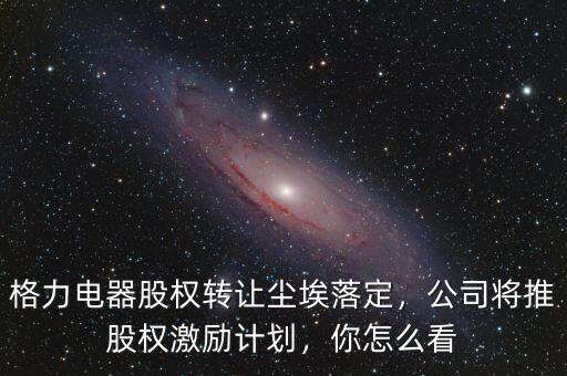 格力電器股權(quán)轉(zhuǎn)讓塵埃落定，公司將推股權(quán)激勵(lì)計(jì)劃，你怎么看