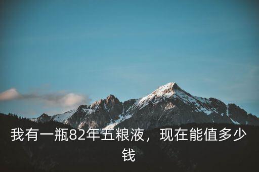 我有一瓶82年五糧液，現(xiàn)在能值多少錢