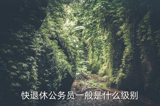 夏鳴九是什么級(jí)別,快退休公務(wù)員一般是什么級(jí)別