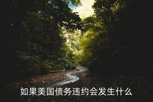 如果美國債務違約會發(fā)生什么