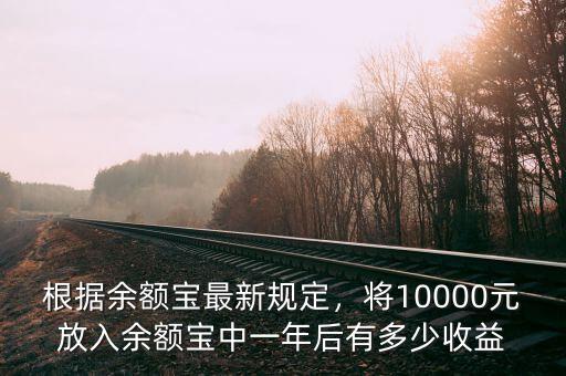 根據(jù)余額寶最新規(guī)定，將10000元放入余額寶中一年后有多少收益