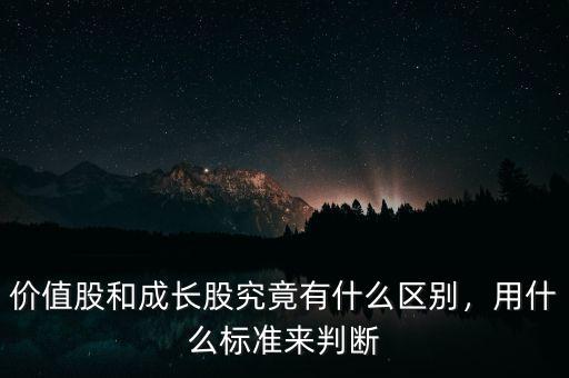 什么叫成長股,你們所理解的成長股是什么