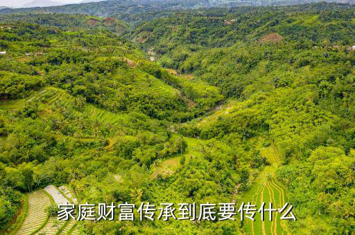 家庭財(cái)富傳承到底要傳什么