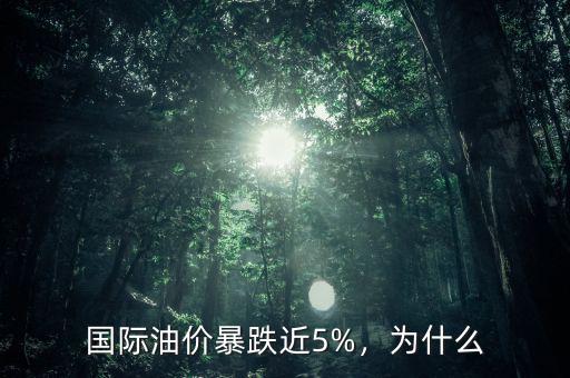 國(guó)際油價(jià)暴跌近5%，為什么