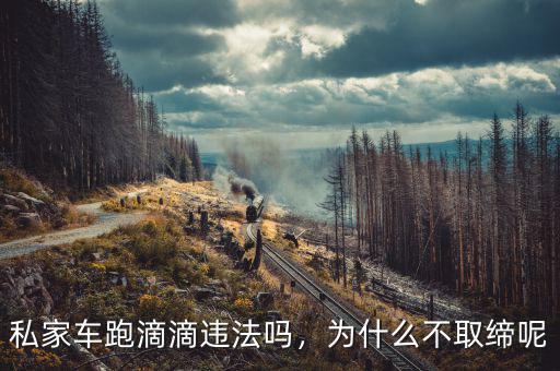 私家車跑滴滴違法嗎，為什么不取締呢