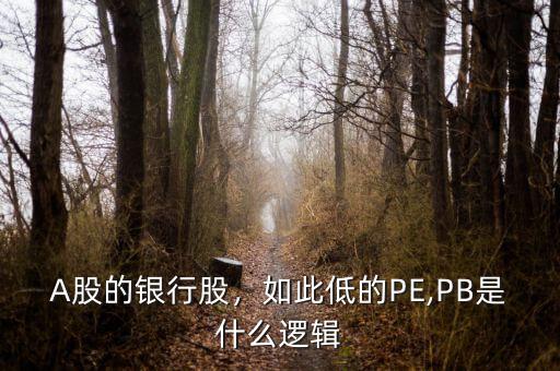 A股的銀行股，如此低的PE,PB是什么邏輯