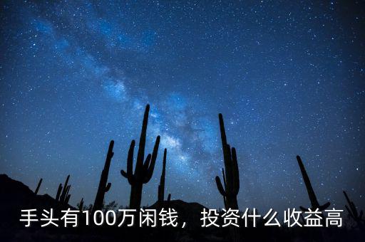 手頭有100萬(wàn)閑錢，投資什么收益高