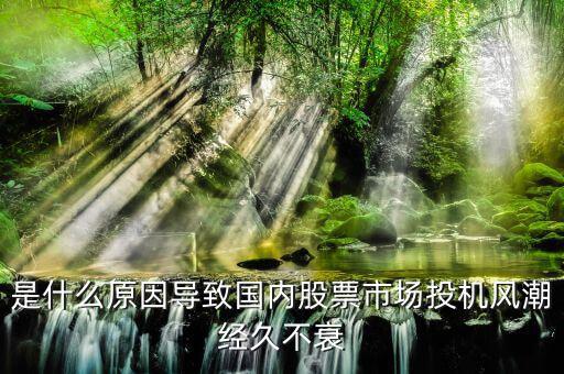 是什么原因?qū)е聡鴥?nèi)股票市場投機(jī)風(fēng)潮經(jīng)久不衰