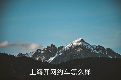 上海凡卓怎么樣,上海開網(wǎng)約車怎么樣