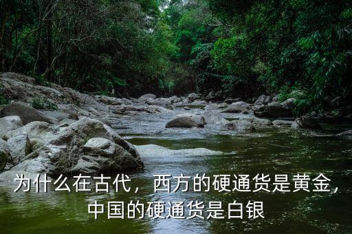 為什么在古代，西方的硬通貨是黃金，中國(guó)的硬通貨是白銀