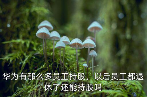 華為有那么多員工持股，以后員工都退休了還能持股嗎