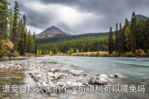 遭受自然災(zāi)害的個(gè)人所得稅可以減免嗎