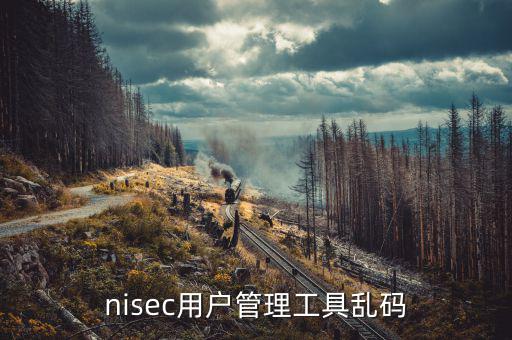 nisec用戶管理工具亂碼