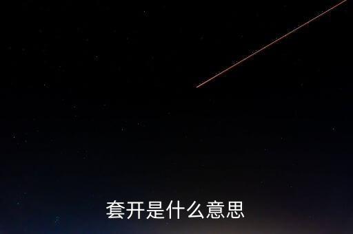 套開是什么意思