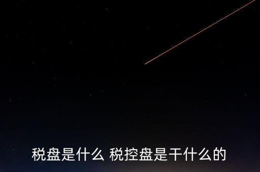 稅盤是什么 稅控盤是干什么的