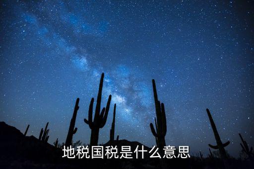 地稅認定是是什么意思，地稅是什么意思