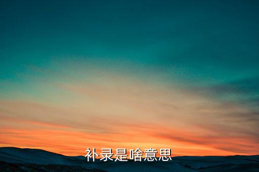 發(fā)票補(bǔ)錄是什么意思，補(bǔ)錄是什么意思