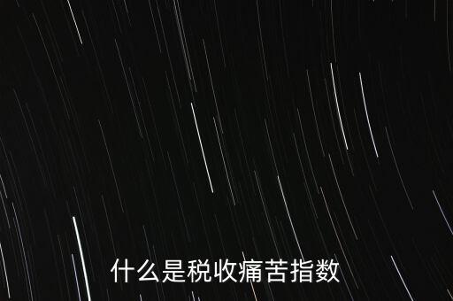 納稅指數(shù)是什么意思，什么是稅收痛苦指數(shù)