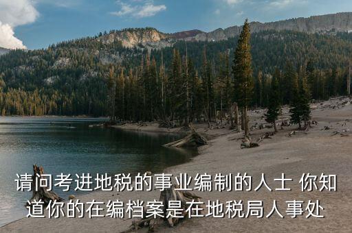 請問考進(jìn)地稅的事業(yè)編制的人士 你知道你的在編檔案是在地稅局人事處