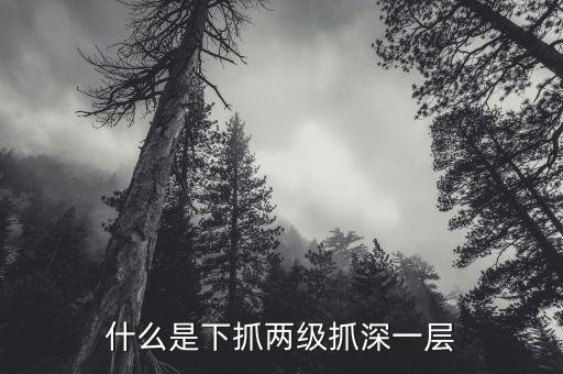 什么是下抓兩級抓深一層