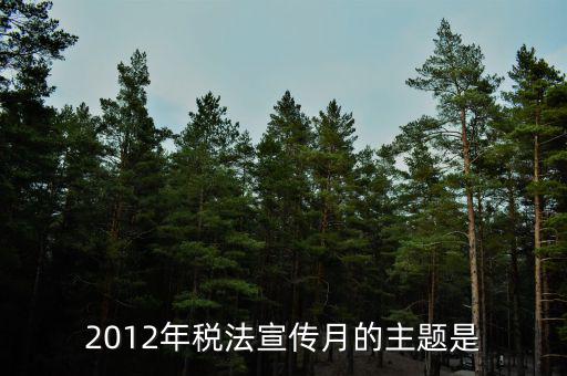 17年稅宣的主題是什么，2013年全國稅收宣傳月主題