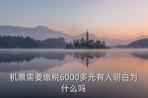 為什么國際機票要收稅，國際機票為什么要另外交稅費
