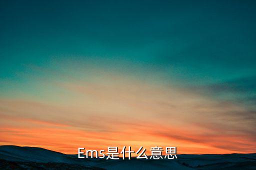 Ems是什么意思