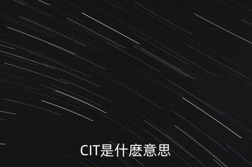 cit是什么稅，附加稅是什么稅