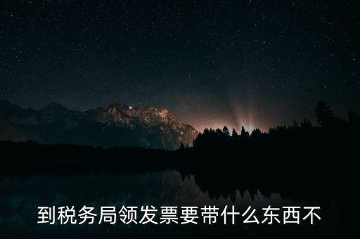 自助領發(fā)票需要什么資料，去稅務局領發(fā)票需要帶什么資料去