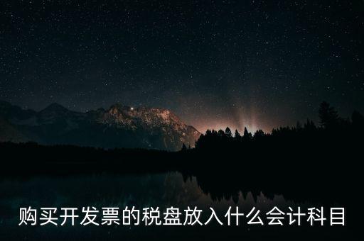 購(gòu)買(mǎi)開(kāi)發(fā)票的稅盤(pán)放入什么會(huì)計(jì)科目