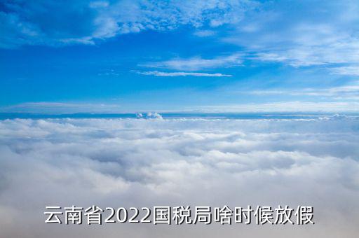 云南省2022國(guó)稅局啥時(shí)候放假