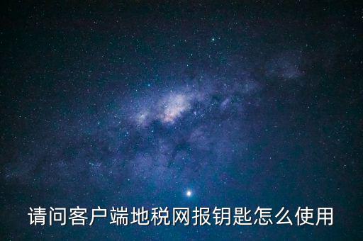 稅務(wù)電子鑰匙有什么用，辦完稅務(wù)登記證買(mǎi)了電子鑰匙下一步干什么呀