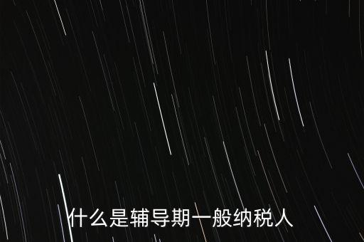 什么事輔導(dǎo)期，一般納稅人輔導(dǎo)期無論是工業(yè)還是商業(yè)等都是6個(gè)月嗎