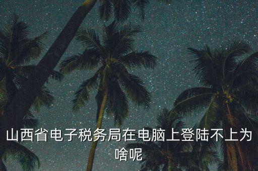 電子稅務局為什么登不上了，河北省國家稅務局網上辦稅服務廳怎么登錄不了