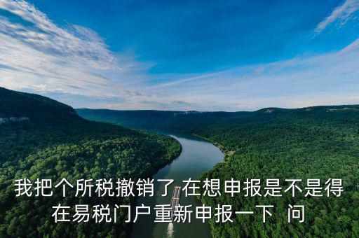 易稅門戶如何修正申報，易稅門戶個人所得稅表修正后申報會有重復