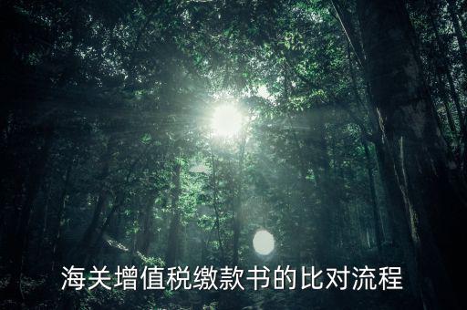 海關繳款書如何比對，海關進口增值稅準用繳款書的數據采集和比對