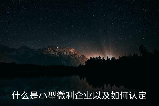 如何申請(qǐng)小微企業(yè)認(rèn)證，怎么申請(qǐng)辦理小微企業(yè)