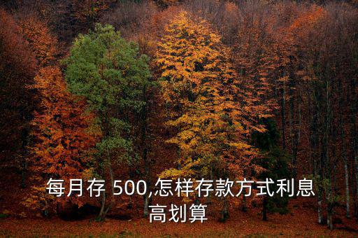 每月存500怎么理財,財富管理基金有助提升個人財務(wù)