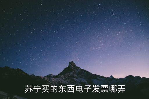 蘇寧怎么開單,網(wǎng)購發(fā)票怎么改?教你如何做到