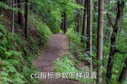  cci指標參數怎樣設置