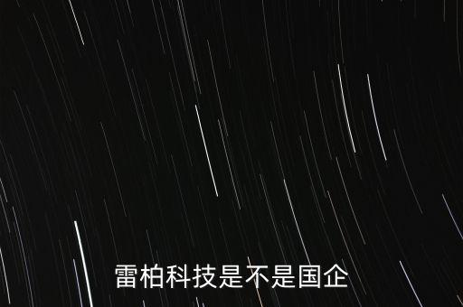 雷柏科技是不是國企