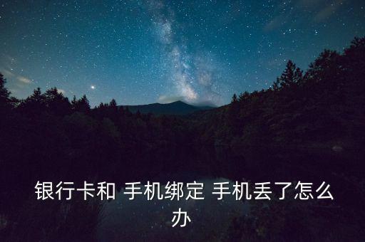 在銀行丟了手機怎么辦,修改手機預(yù)留號碼兩種方式可供你選擇