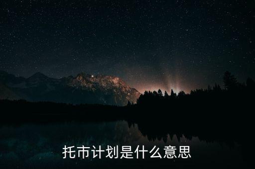 托市糧什么意思，托市計(jì)劃是什么意思