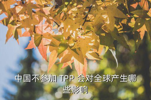 tpp為什么排除中國，從WTO到TPP這些組織和協(xié)議對中國影響有多大