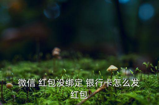  微信 紅包沒(méi)綁定 銀行卡怎么發(fā) 紅包