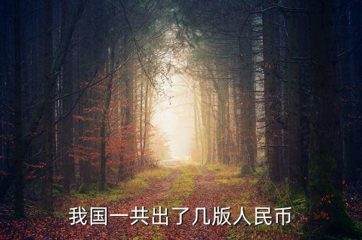 我國一共出了幾版人民幣