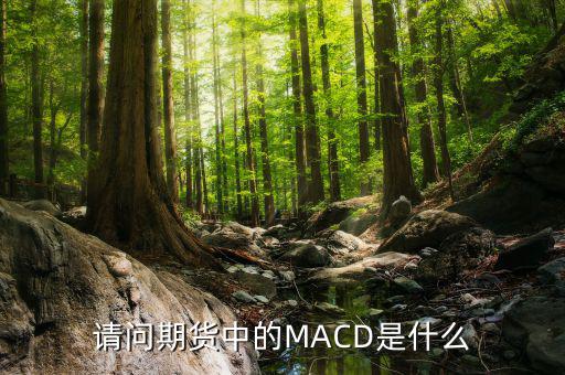 請(qǐng)問期貨中的MACD是什么