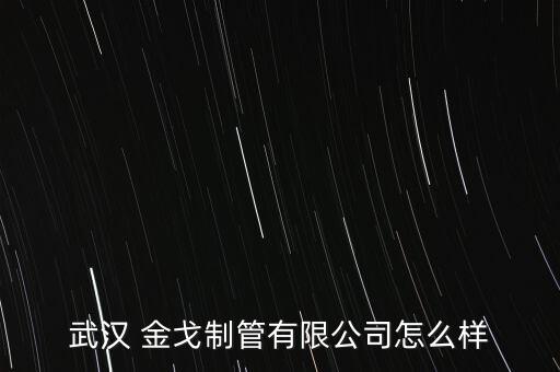 武漢 金戈制管有限公司怎么樣